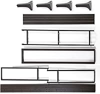 Vista 37 de Somier de cama individual Mellow 9 pulgadas, con base de colchón de láminas de acero resistente Negro