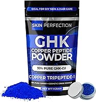 Vista 9 de Skin Perfection Polvo de péptido de cobre GHK-Cu - Ingrediente de suero de péptidos de cobre DIY con GHK para un cabello más completo y una piel