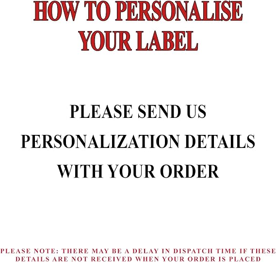 Personalised Sticker Bottle Label for Hellmanns Real Mayonnaise for Birthday Christmas Xmas Anniversary Any Occasion (750ml), White
