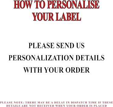 Personalised Sticker Bottle Label for Hellmanns Real Mayonnaise for Birthday Christmas Xmas Anniversary Any Occasion (750ml), White