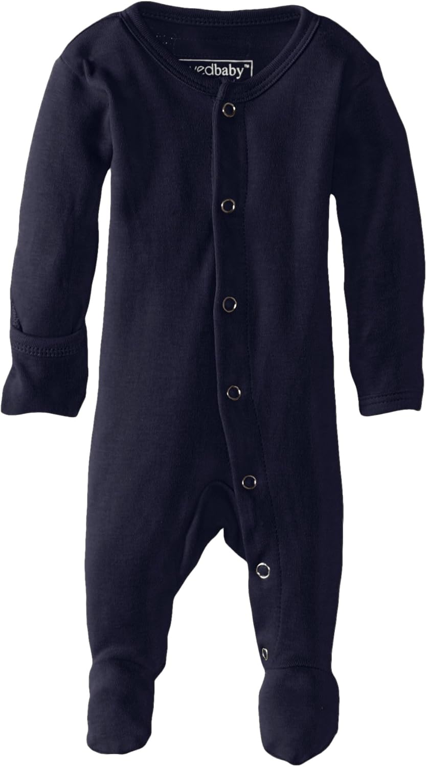 L'ovedbaby baby-girls Organic Baby Snap Footie