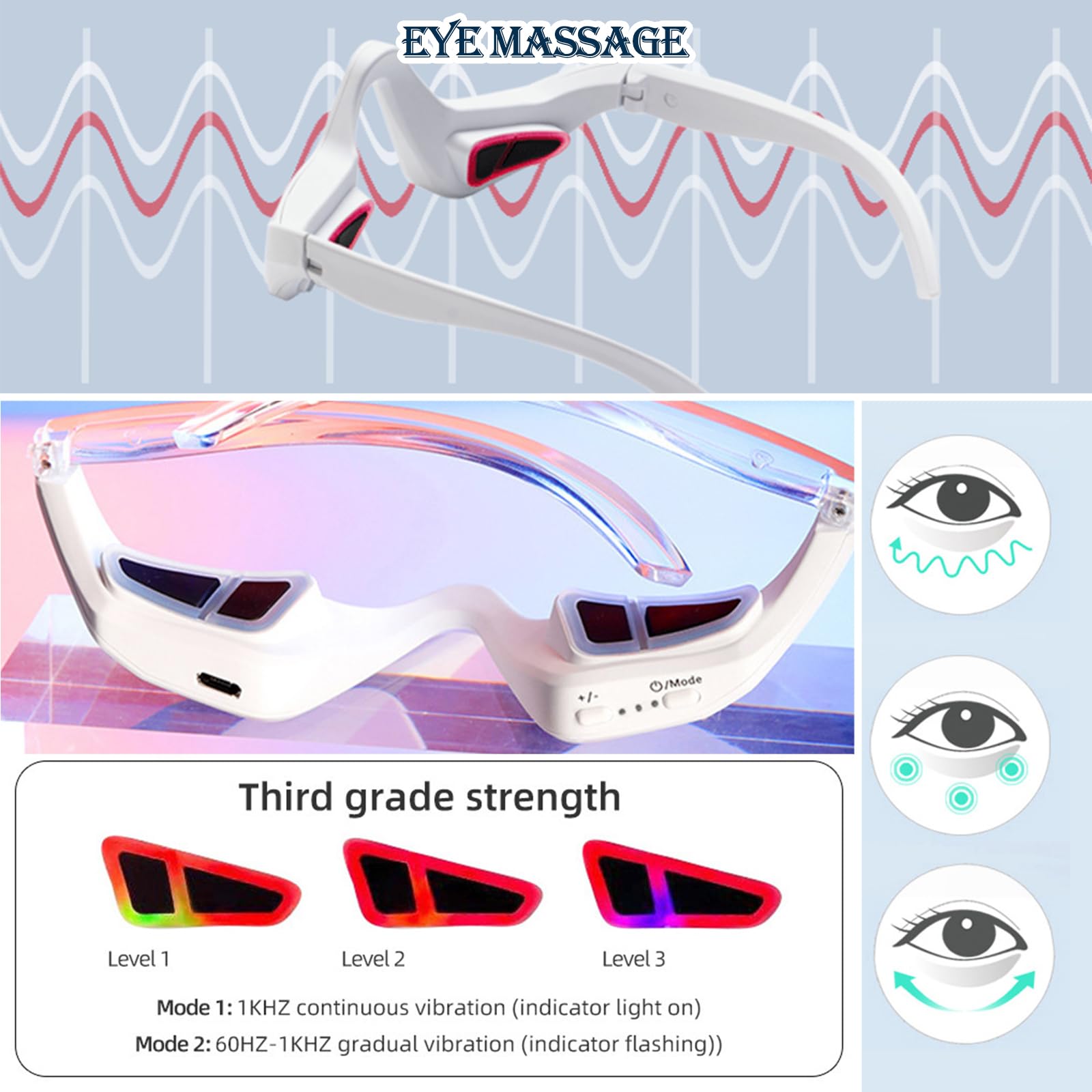 Amazon.com: iProTech 3D Vibration Eye Massager Portable Advaned Amazon.com: iProTech 3D Vibration Eye Massager Portable Advaned