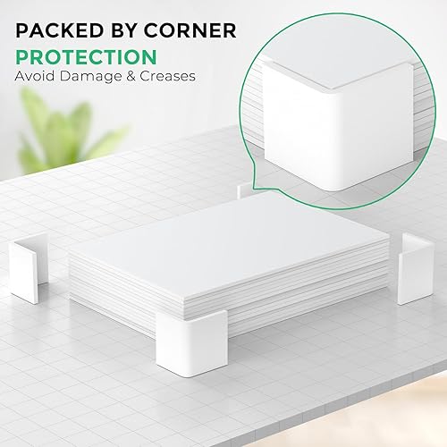 Miniatura 6 de Tablero de espuma de 22 x 28 x 316 pulgadas, paquete de 12 tableros blancos para póster, tablero de espuma ligero para manualidades, enmarcado,