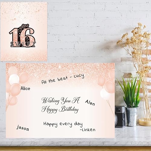 Miniatura 7 de Tarjeta jumbo de cumpleaños 21 con sobre, regalos de dulces 21 para niñas, tarjeta de cumpleaños extragrande de 22 x 14 pulgadas, decoraciones de