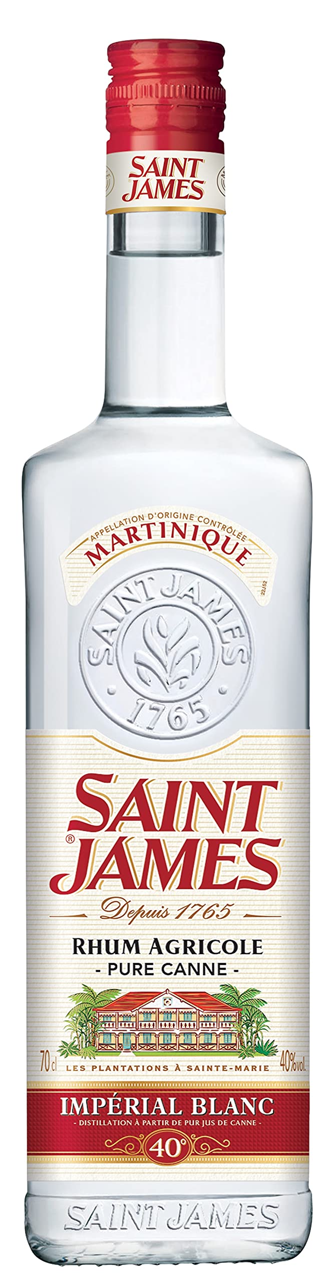 Saint James Imperial Blanc Rum (1 x 0.7l)