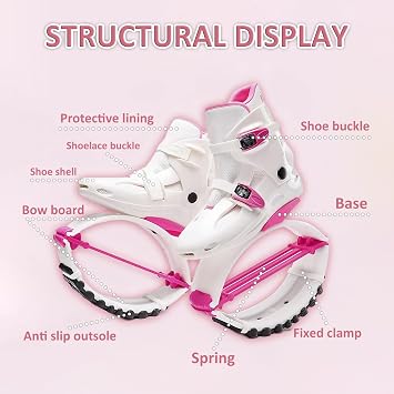Sturdy Kangaroo Shoes for Jumping, Jumping Shoes for Adults and Bouncy Shoes with Soft Lining, Durable Use