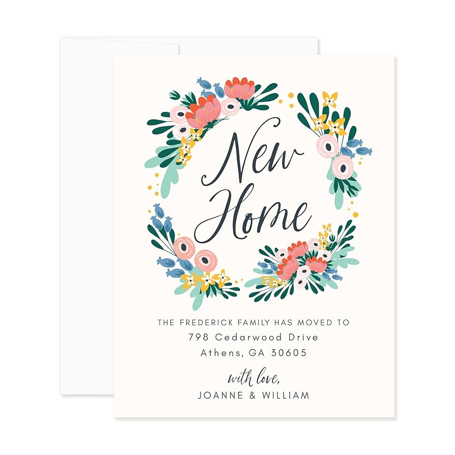 amazon-com-hello-love-goods-new-home-moving-announcement-cards-flat-4-25x5-5-personalized-modern-floral-change-of-address-cards-with-white-envelopes-office-products for Free Printable New Address Cards Amazon.com : Hello Love Goods New Home Moving Announcement Cards, Flat 4.25x5.5 Personalized Modern Floral Change of Address Cards with White Envelopes : Office Products for Free Printable New Address Cards