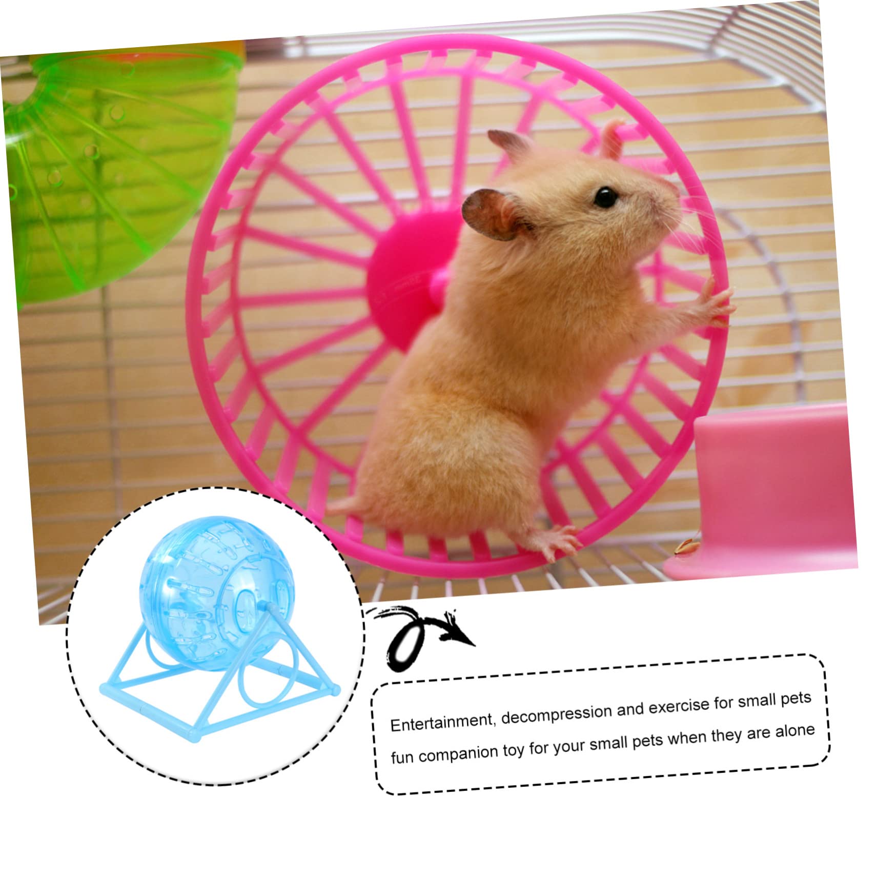 DOITOOL 3stücke Hamsterball Für Kleine Haustiere Robustes Spielzeug Bewegung Transparente Laufkugel Für Hamster Zwerghamster Und Ratten Einfach Zu Reinigen Und Vielseitig Einsetzbar Als
