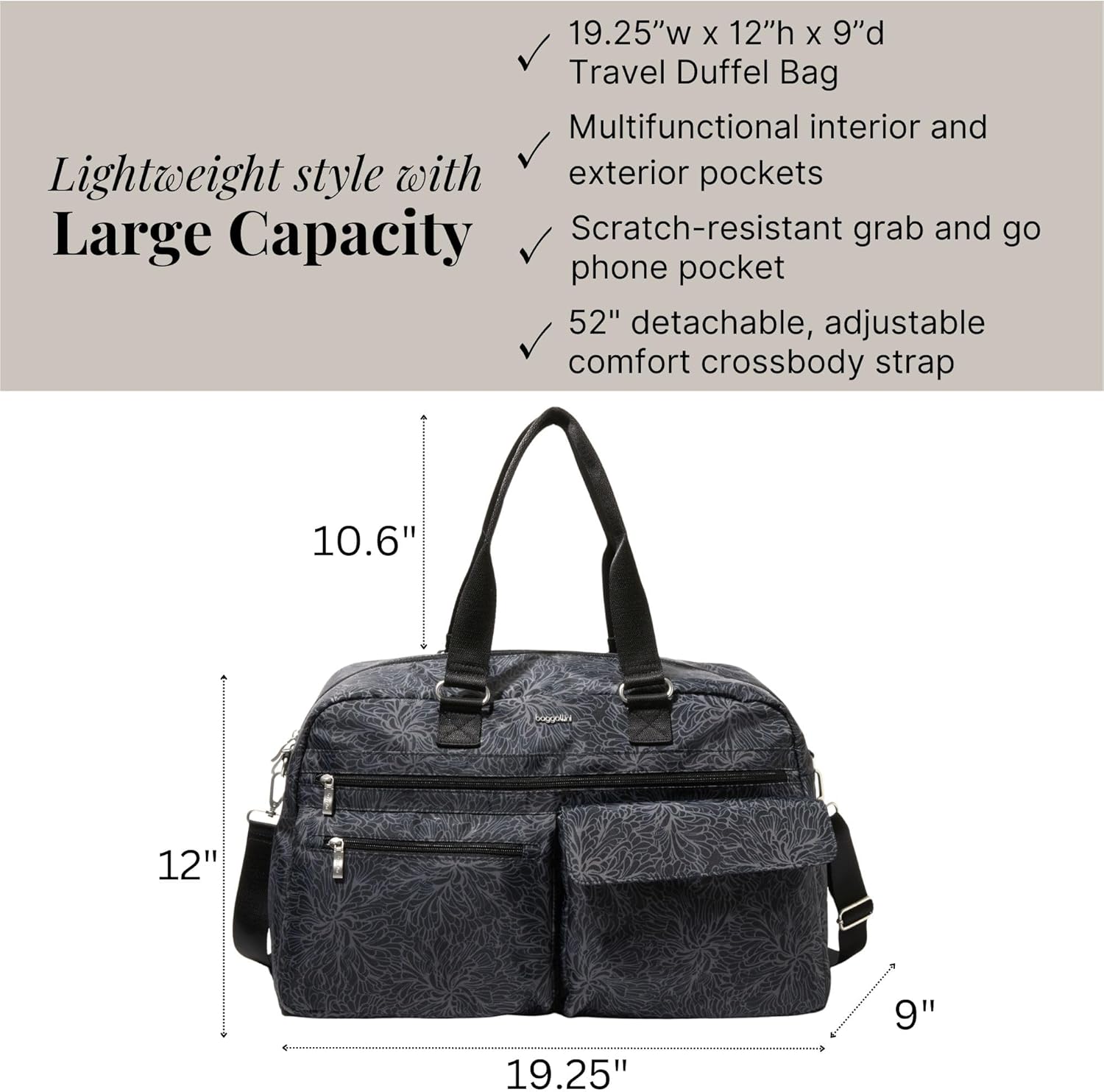 Baggallini Modern Everywhere Travel Duffel