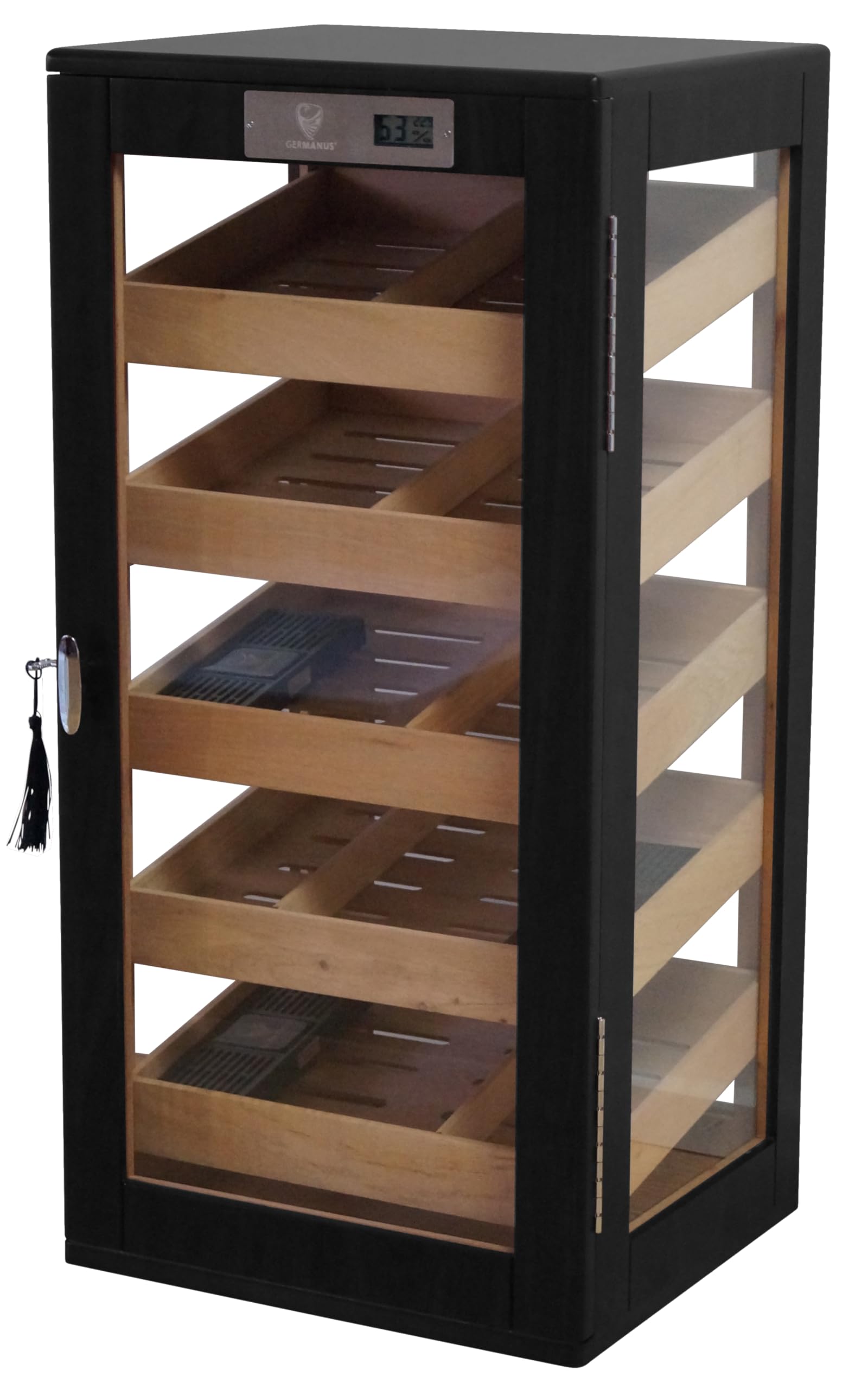 GERMANUS Humidor armadietto 33 Nero