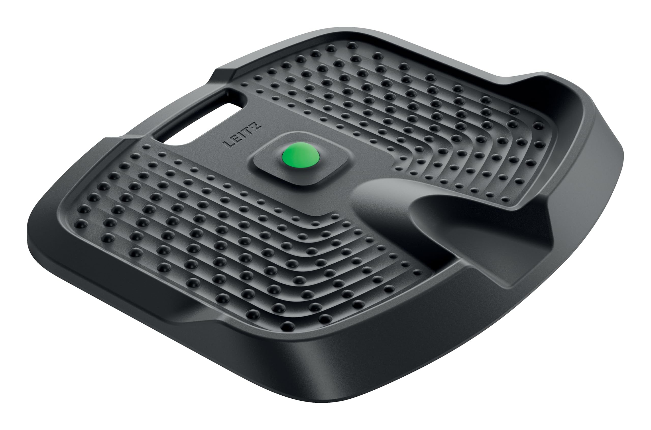 Leitz Ergo Alfombrilla Ergonómica Antifatiga para Escritorio de Pie – Espuma de PU, Fácil Limpieza, Bola de Masaje Extraíble para Alivio de Tensión Postural