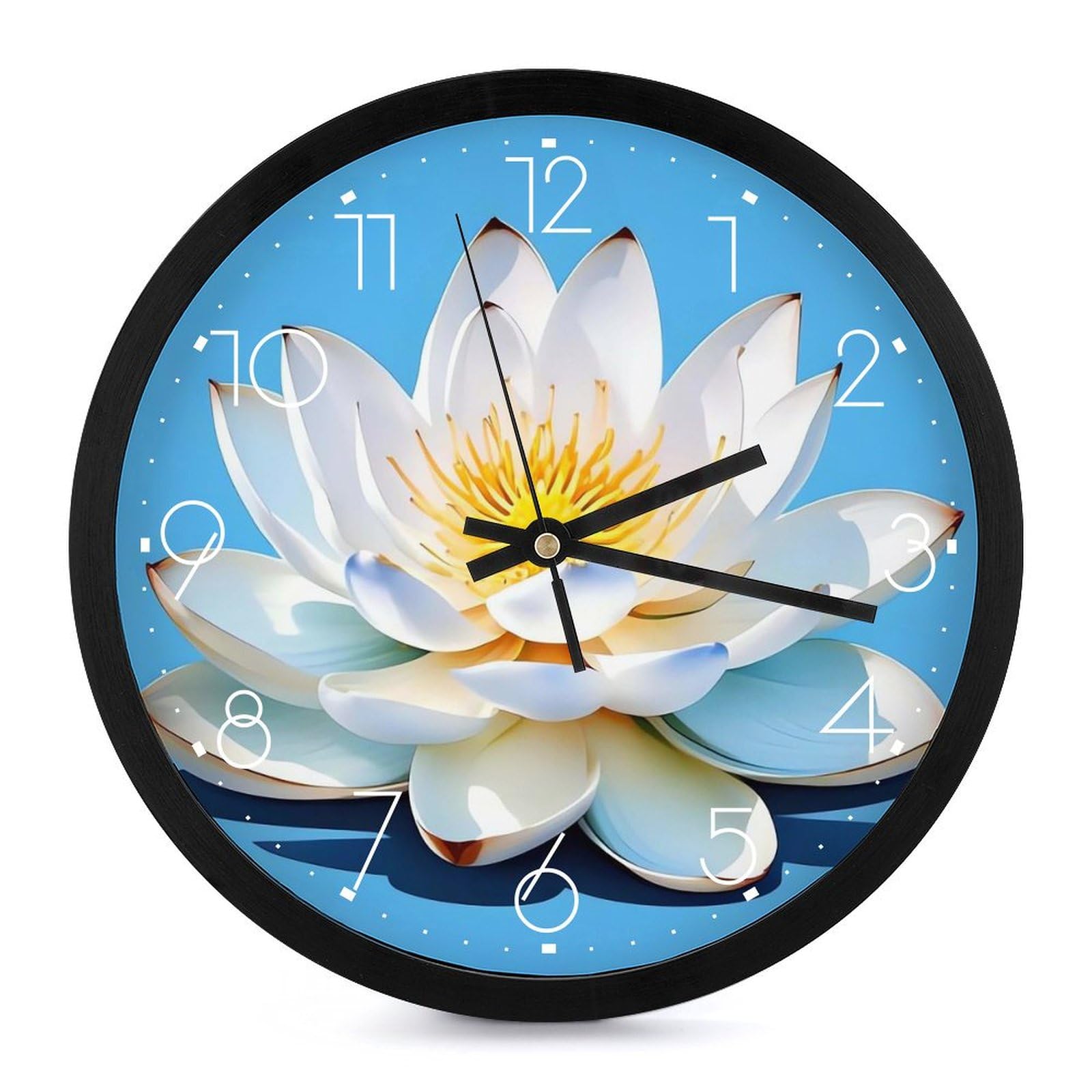 Horloge murale moderne silencieuse pour bureau et salon sans bruit
