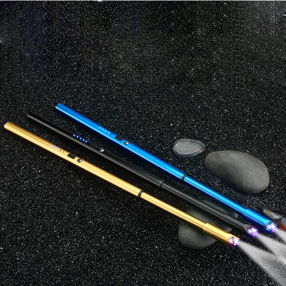 Frixen Candle Lighter, Upgraded Long-Neck Candle Lighter, Windproof USB Rechargeable Lighter, Very Suitable for Household Gas Stoves, Incense Burners, Fireworks, Camping Barbecue Cooking Barbecue