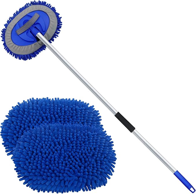 innhom Car Wash Brush Car Cleaning Brush 62'' Wash Mop Kit Long Handle