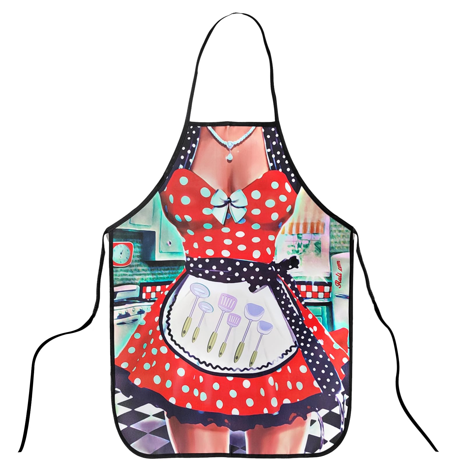 Delantal divertido de cocina, delantales graciosos delantal cocina mujer divertido delantal cocina divertido delantal de barbacoa regalo de la mujer