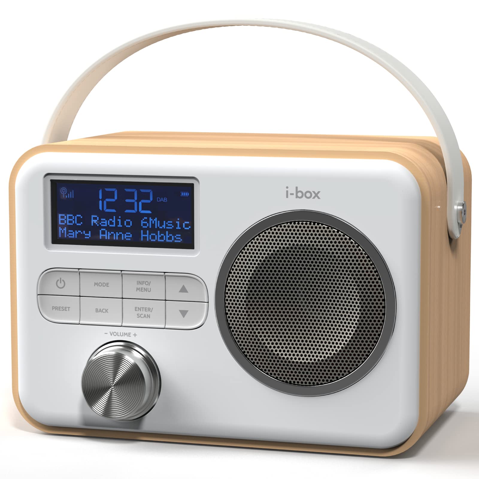 Radio Portatile Class P11 DAB+/FM – Bluetooth, Ricaricabile E Pannello Solare – Verde