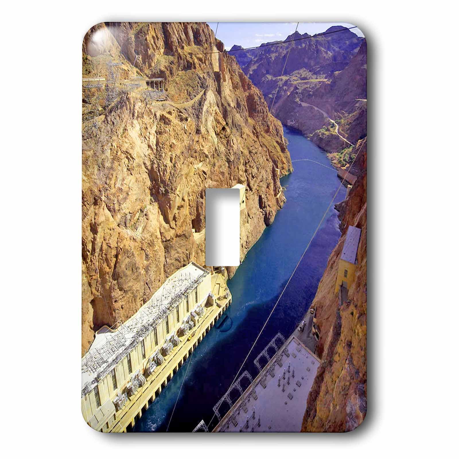 Hoover Dam interrupteur à bascule simple appareil de commande électrique mural décoratif 3dRose