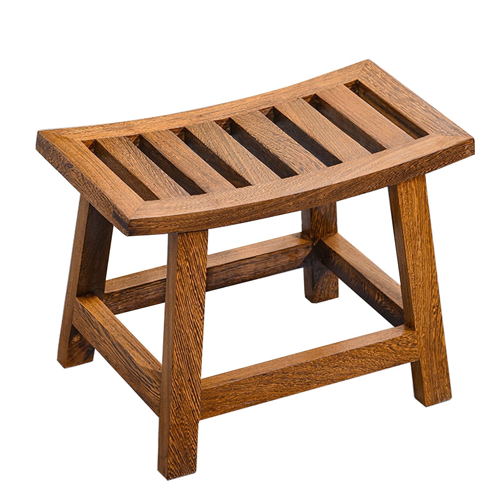 Tabouret de salle de bain moderne en bois pour une douche sécurisée