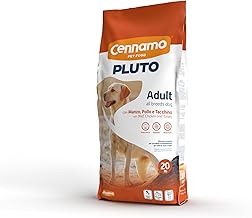 Pluto Dog Basic Croquettes for Adult Dogs 20 kg – Complete and Balanced Food, Snack, Dehydrated Dry Meat