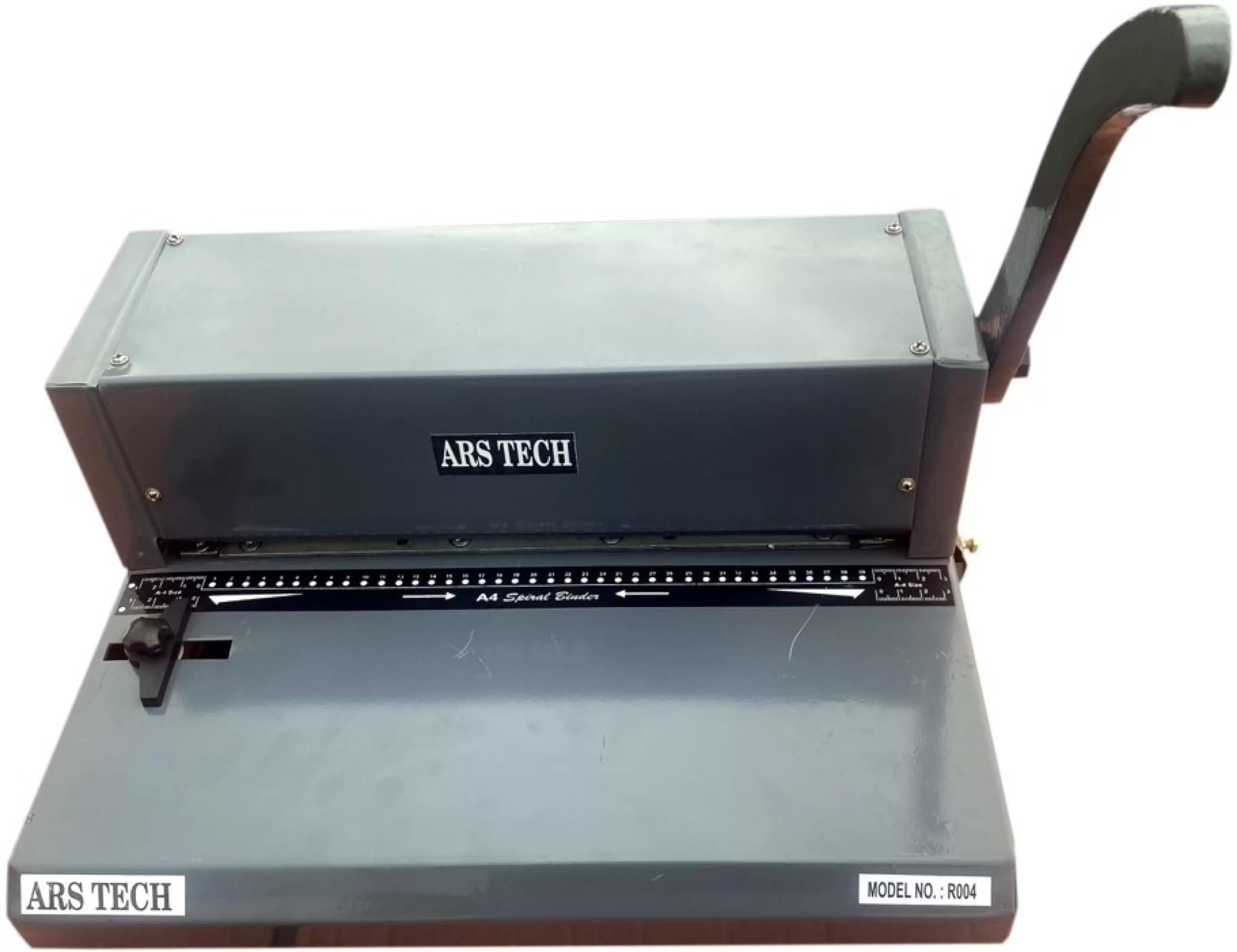 ARS TECH Spiral 39 | Spiral Binding Heavy Duty Machine A4 Size | 39 Round Punching Holes |15 Sheets of 70 GSM Paper or 2 Sheets of PVC Cover at a Time.