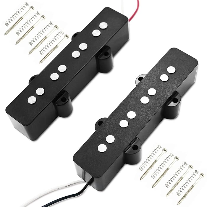Buy Jazz Bass Pickups Open Style Neck & Bridge Pickups Set Variable