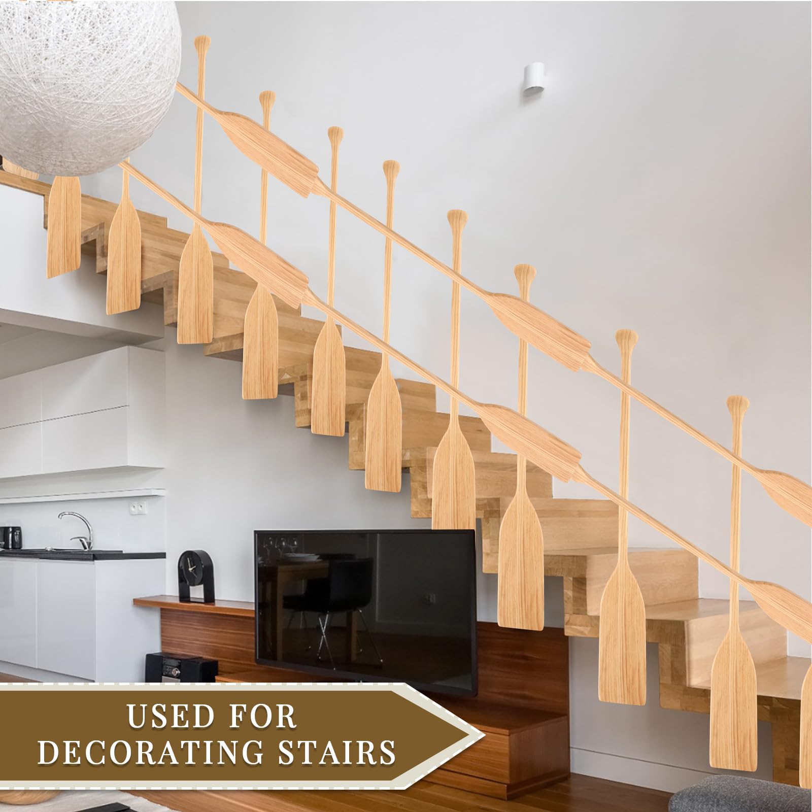 Amazon | Silipull 2個 オールウッドパドル 48インチ 木製パドル