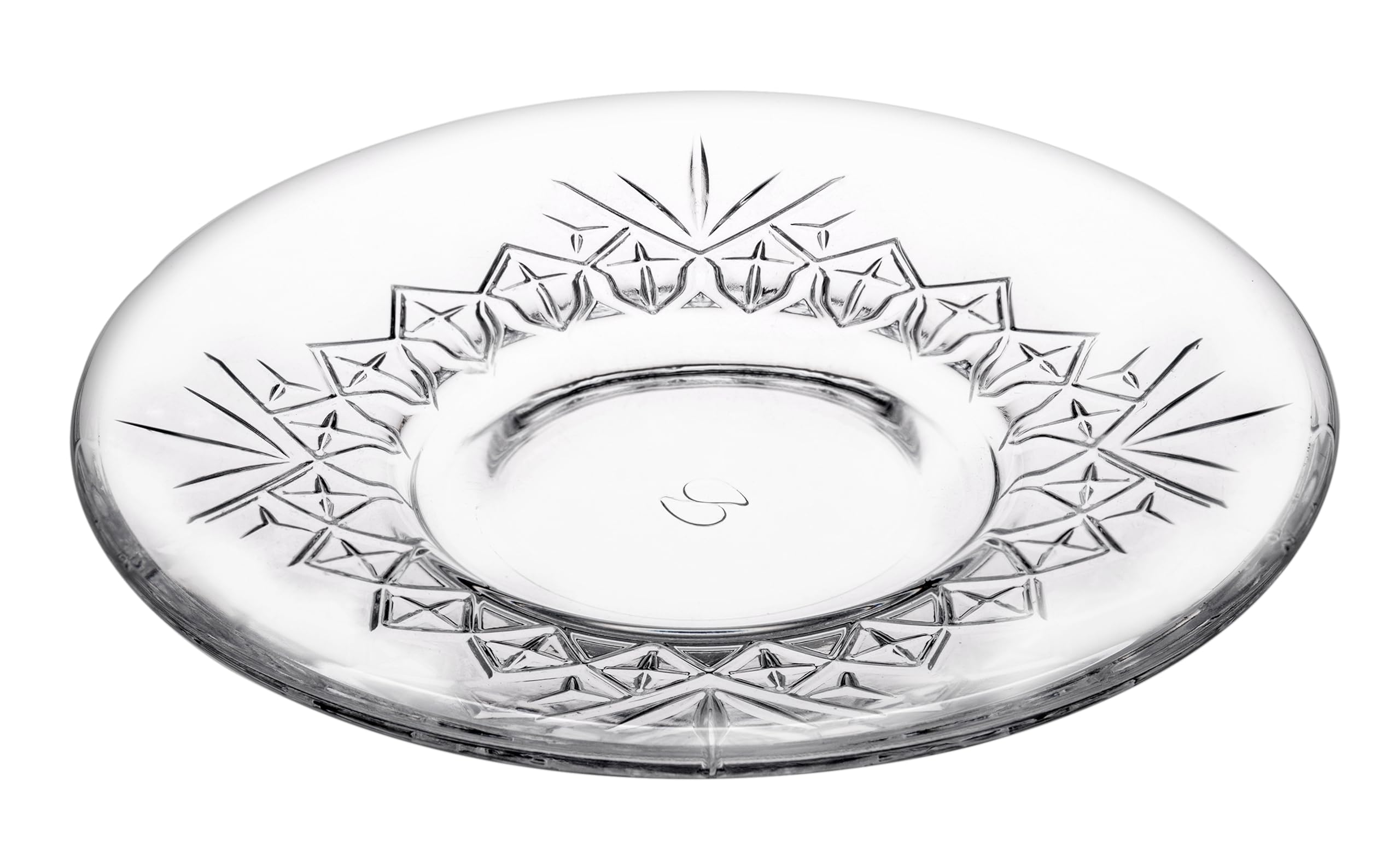 Paşabahçe Timeless Tea Plate (6 Pieces) Clear