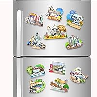 Vista 4 de Imán de Harrisburg de Estados Unidos para nevera, de madera, 3D, monumentos, viajes, coleccionables, recuerdos, decoración hecha a mano 2