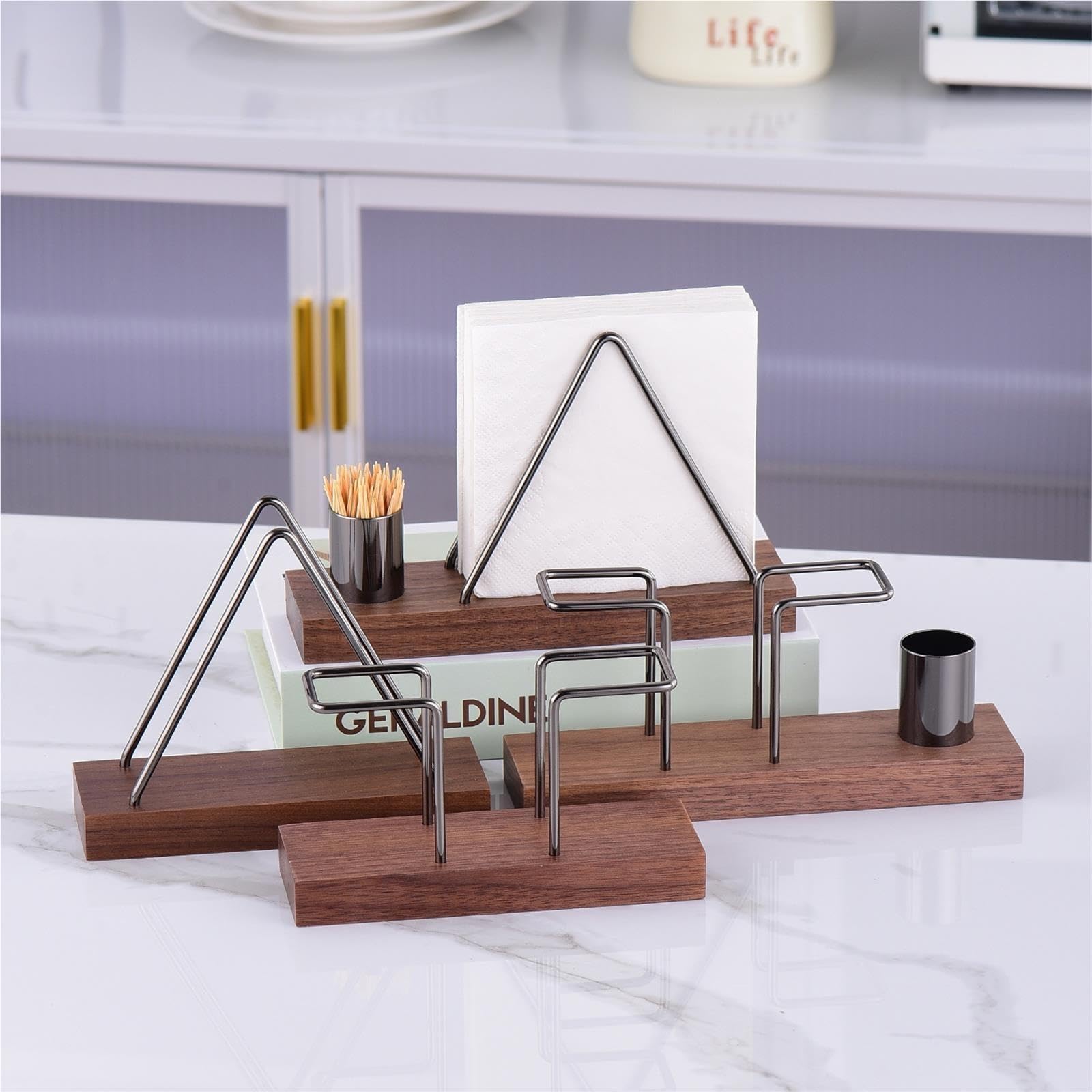 Soporte For Papel De Cocina Vertical 2 Uds para Bar