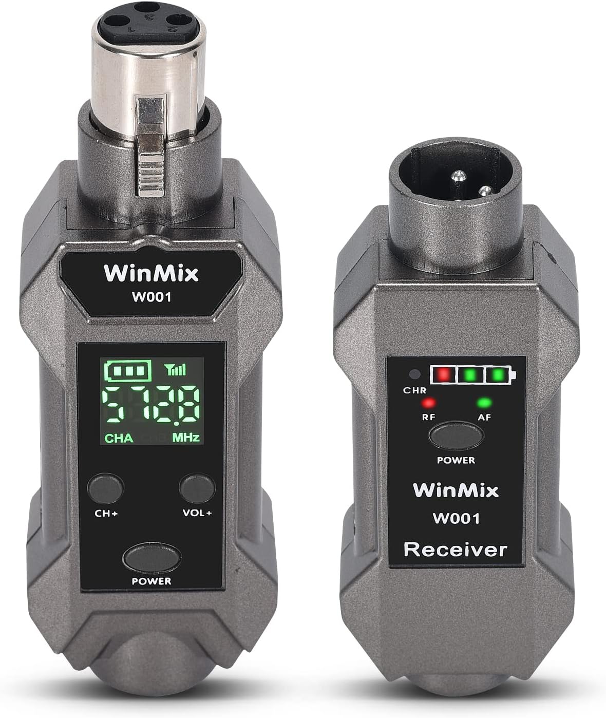 INMIX Wireless Microphone System, UHF Wireless XLR Audio Transmitter
