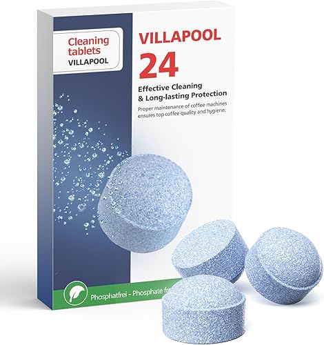 Miniatura 8 de Tabletas de limpieza para Jura, tabletas de limpieza de 24 unidades compatibles con todos los centros de café automáticos Jura, elimina los residuos