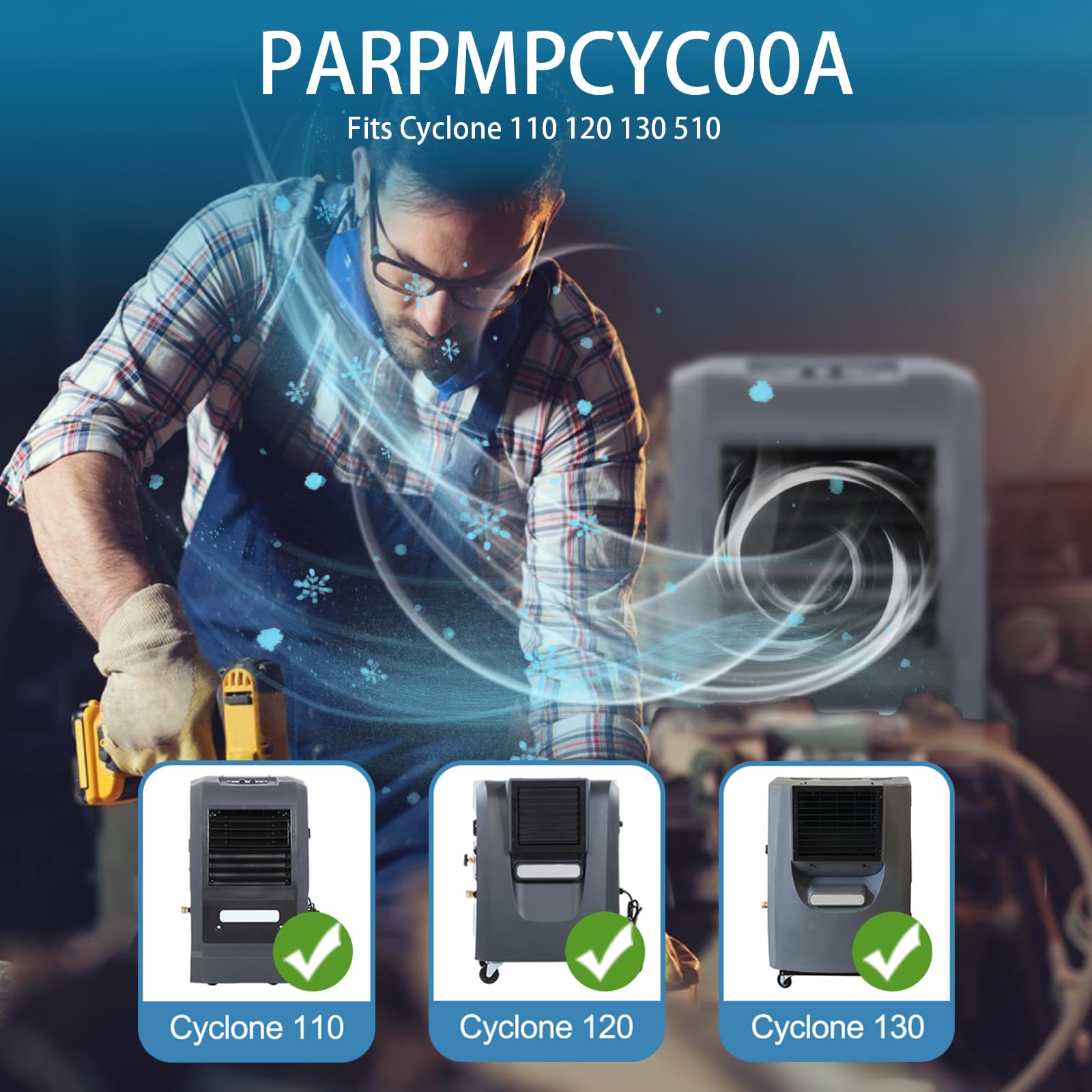 PARPMPCYC00A - Bomba para enfriadores evaporativos Cyclone 110 120 130 2