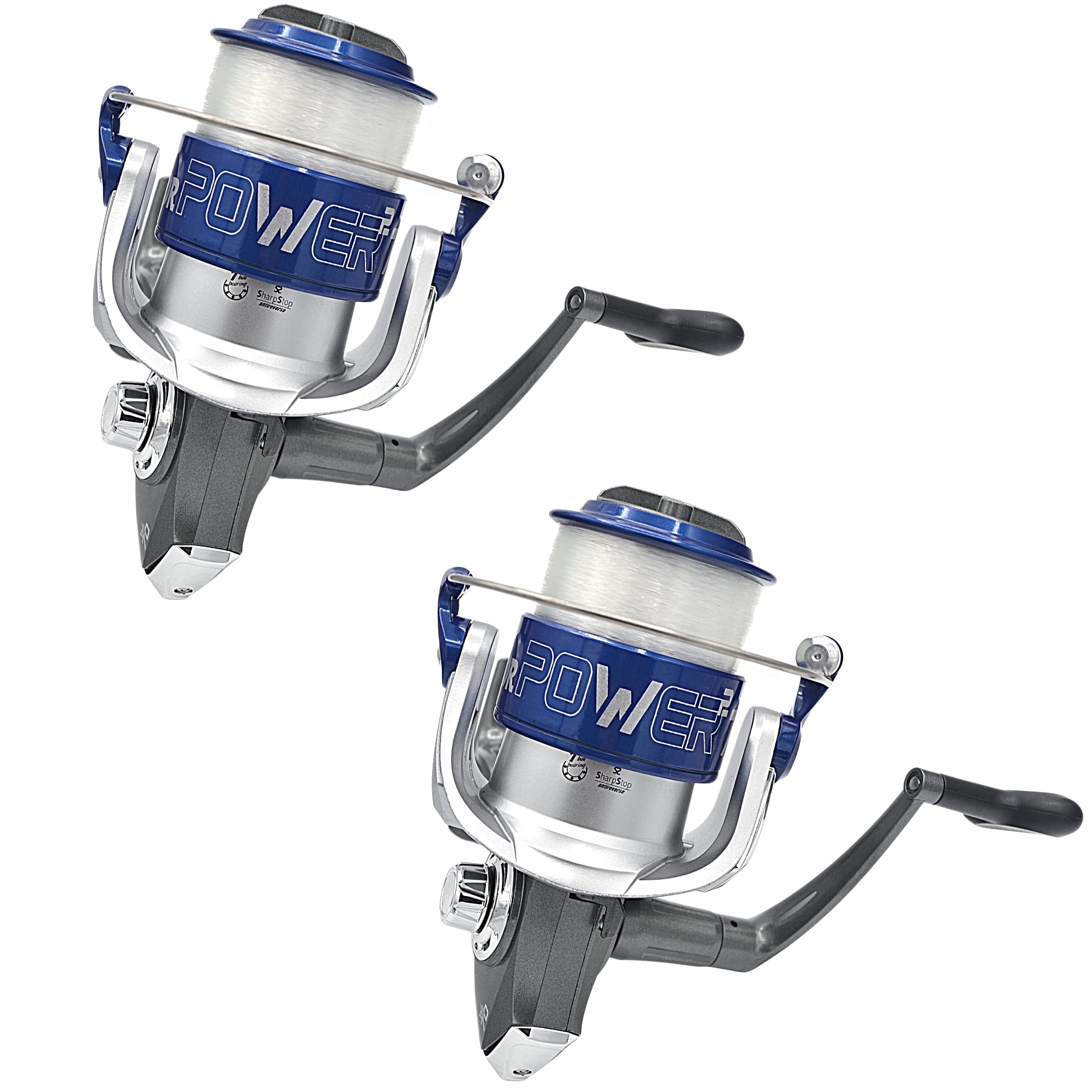 Kit 2 Mulinelli Surfcasting Vigor Power 70 Linea Effe - Mulinello Pesca