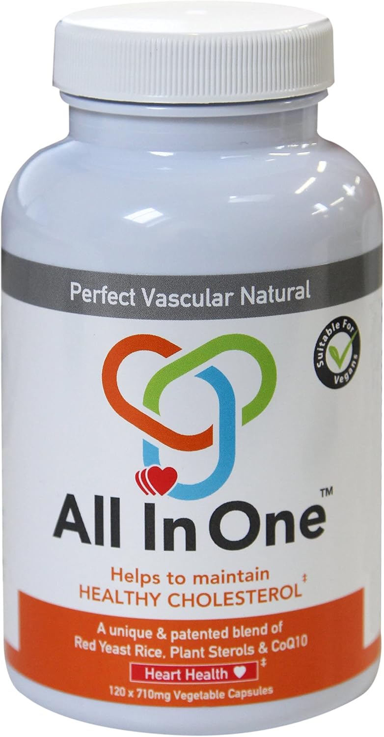 All in One Supplement Plant Sterols CoQ10 for High Strength 120 Vegan