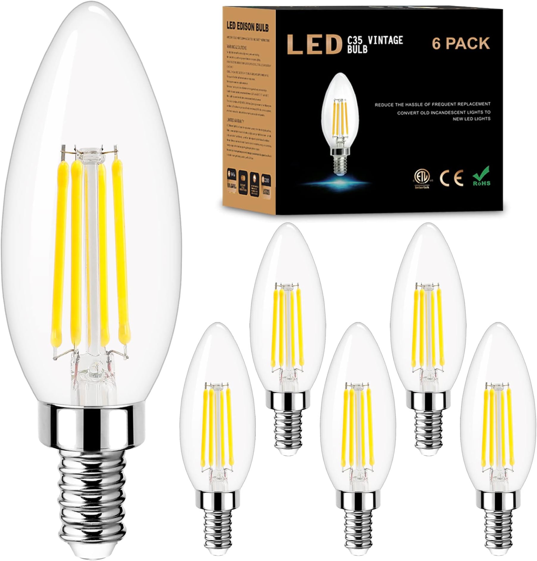 E12 LED Bulb 5000k