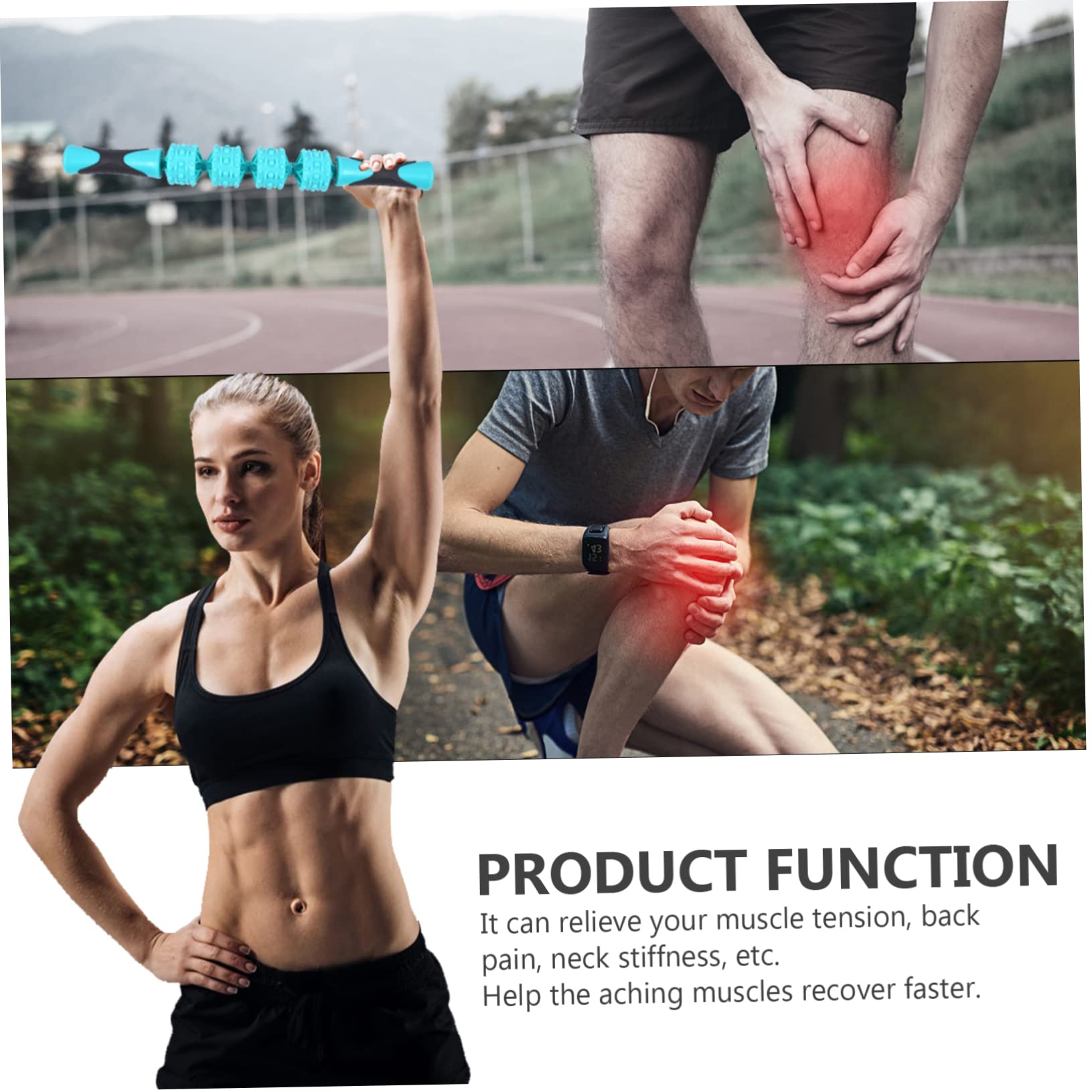 Masaje Muscular Para Aliviar El Herramienta De Masaje Para Atletas Piernas y Espalda