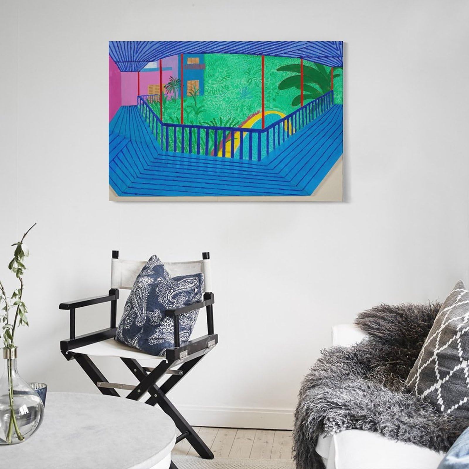 Amazon.co.jp: David Hockneyデイヴィッド・ホックニー絵画 花ポスター
