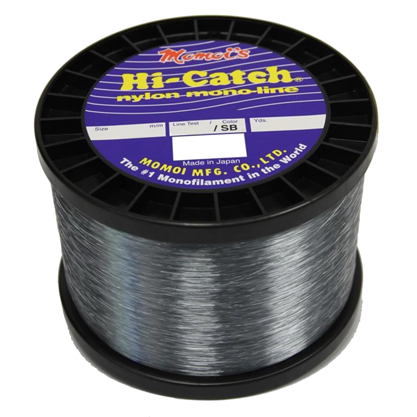 Momoi's Hi-Catch Nylon Monofilament 2 Pound Spool 100lb. 1220yd. Clear