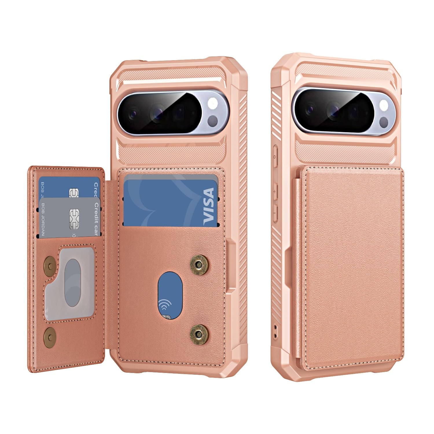 Coque Google Pixel 10 Pro XL étui rabat cuir porte-carte support - 7