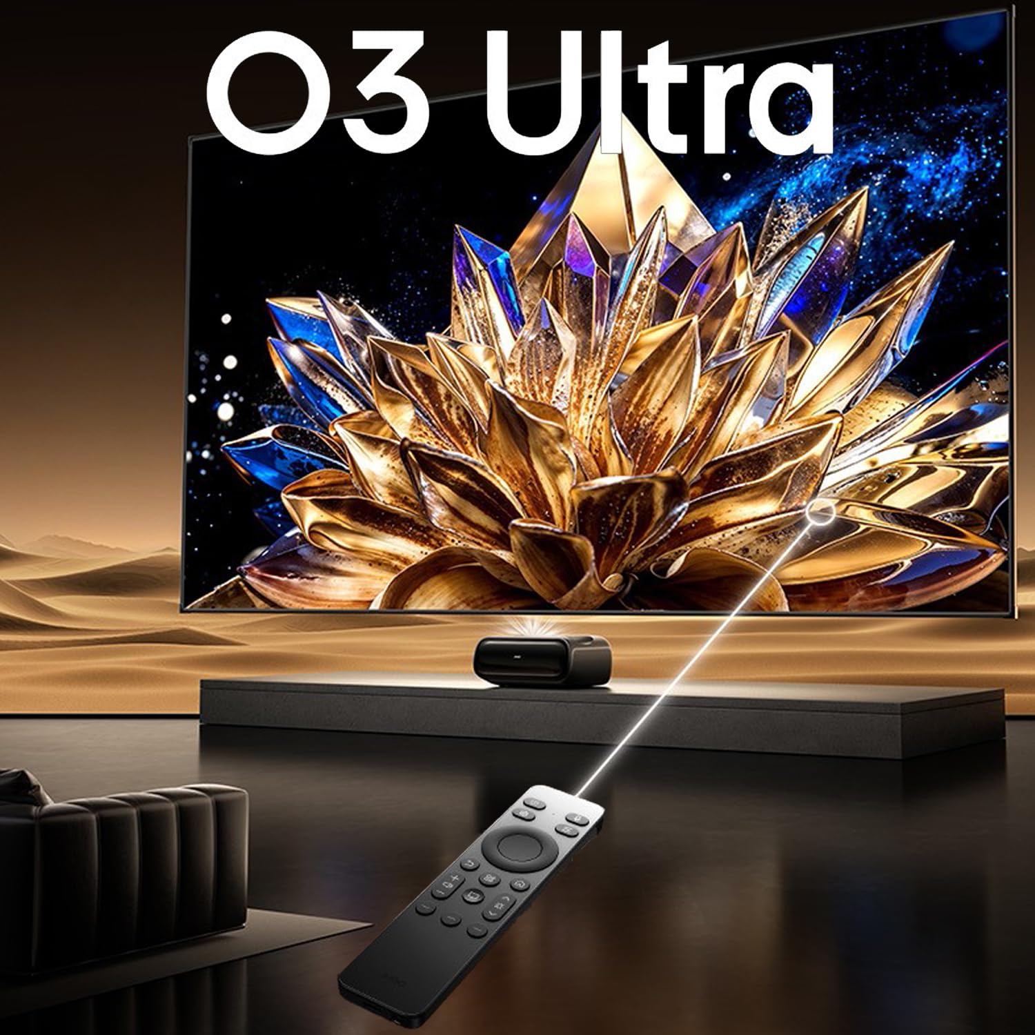 4K laserowy projektor telewizyjny, LiveTV.Direct Enhanced JmGO S3 Ultra Short Focus natywny 4K UHD ALPD 3.0 laserowy projektor kina domowego Android 3D Smart TV WiFi, HDMI 2.0, HDCP 2.2, wbudowany HiFi Dostosuj stereo