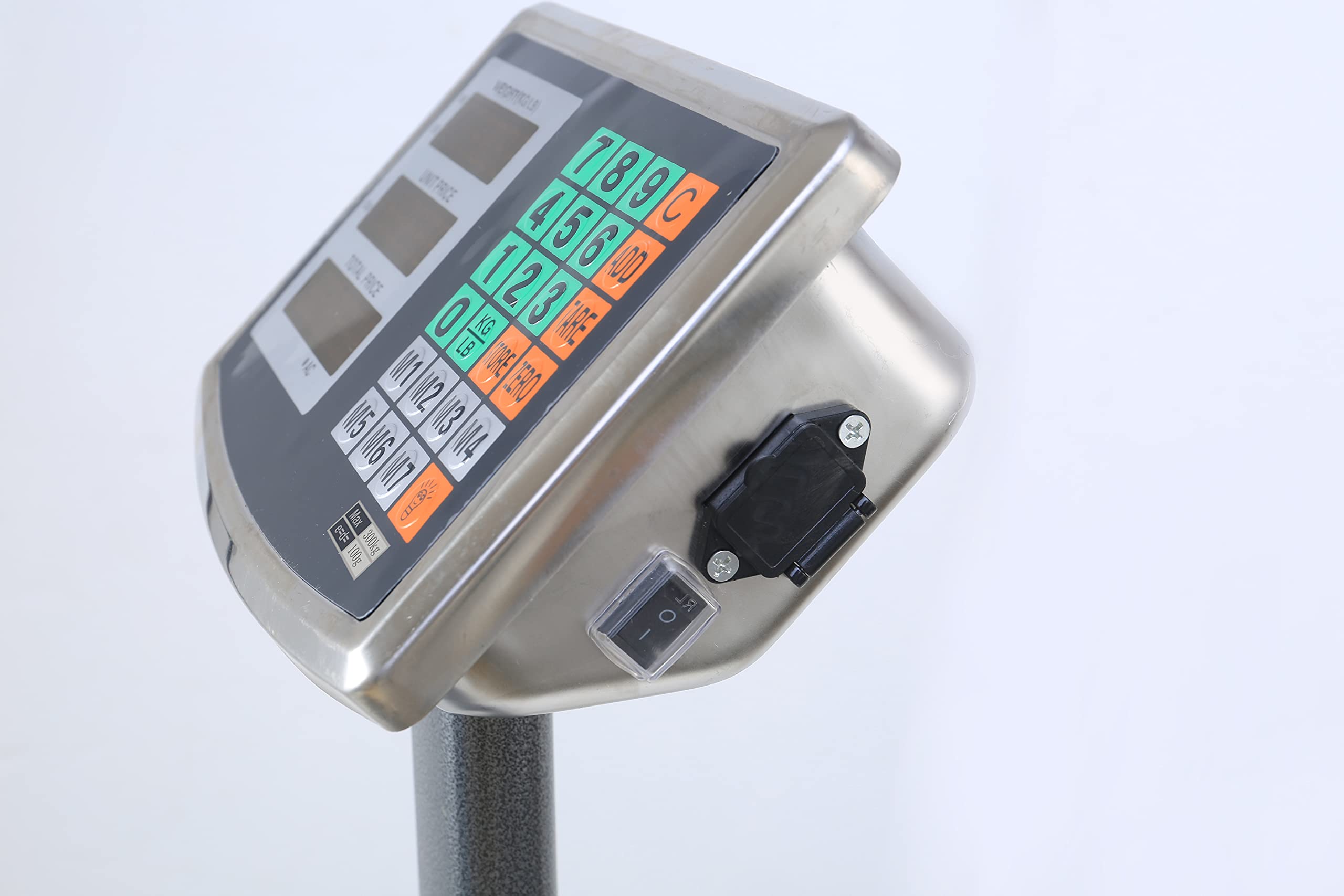 HF Bilancia a Piattaforma Digitale 150 kg Professionale 40×30 cm Display LED Batteria Ricaricabile