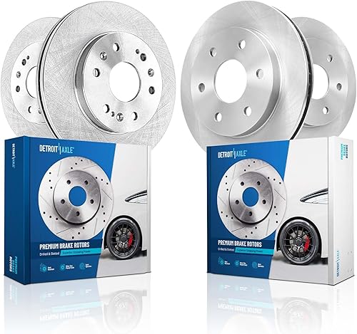 Miniatura 31 de Detroit Axle - Rotores de freno traseros para Ford F-150 Lobo 2012, 2013, 2014, 2015, 2016, 2017, 2018, 2019, 2020, Ford F-150 Lobo, Rotores