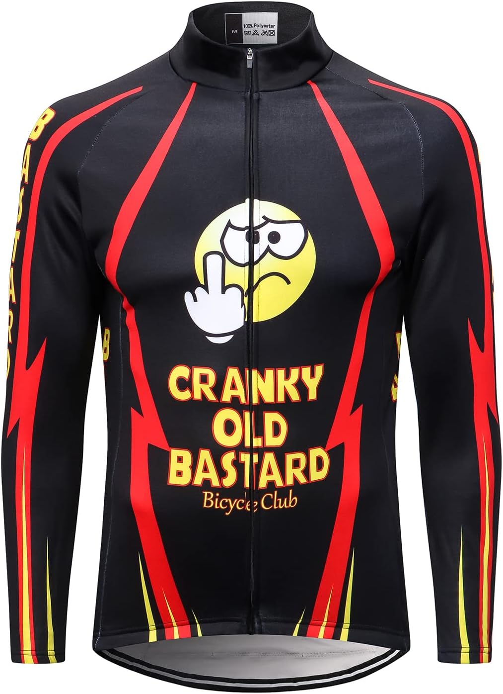 MR Strgao Men's Cycling Winter Thermal Jacket Windproof Long Sleeves Bike Jersey Bicycle Coat