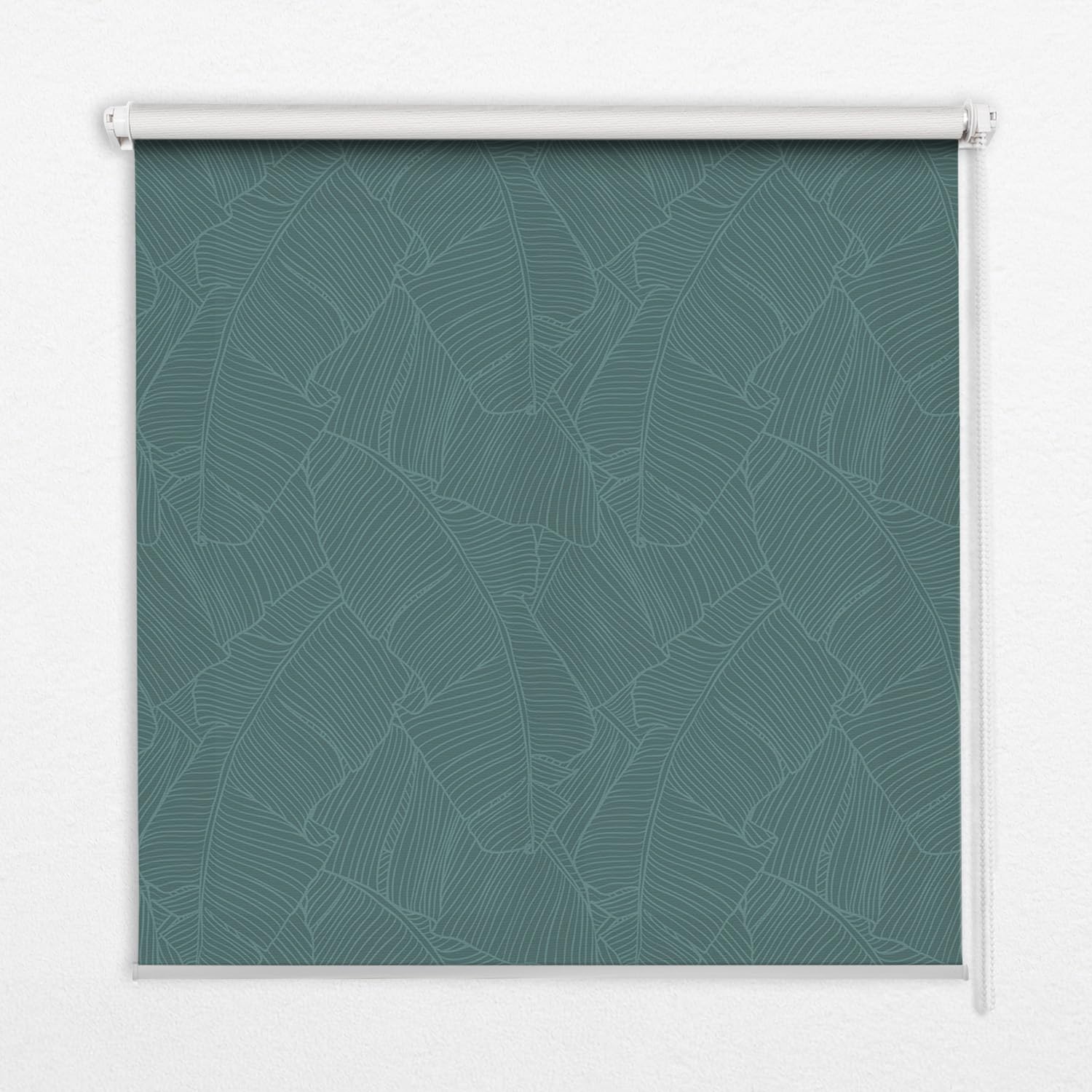 Store enrouleur perméable sans perçage 50x50 store tamisant fenetre rideau palmier