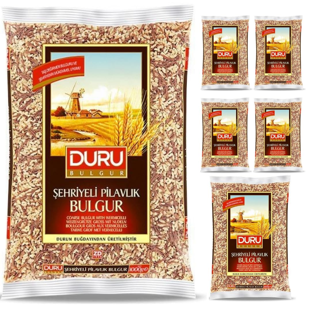 Duru Bulgur für Pilaw mit Fadennudeln 1000 Gramm x 6 Stück