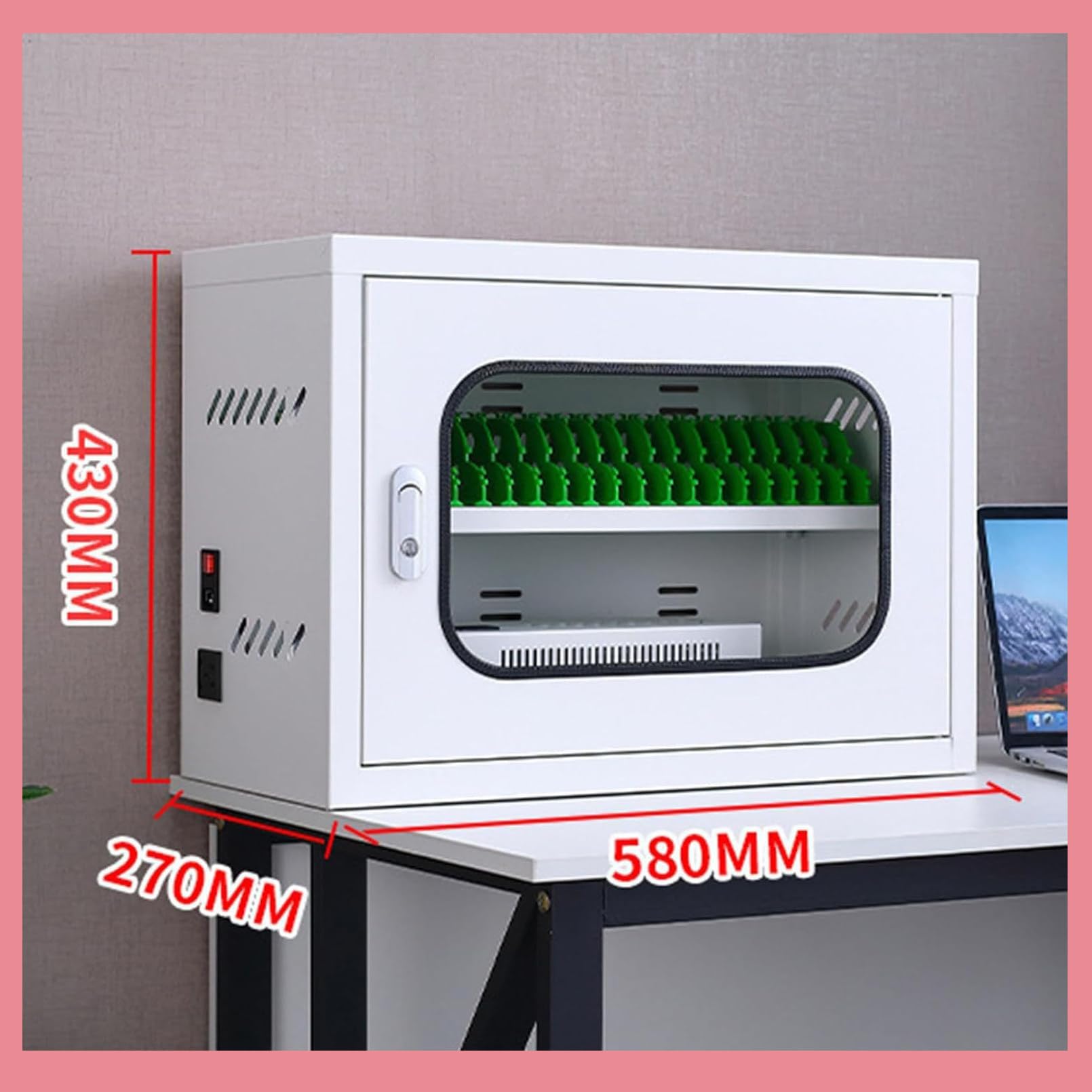 Le Stat di ricarica con armadietti Carrello di ricarica USB per 12 60 dispositivi Secure Cell Phone Sto 12 & 20 Slot Opts alimentatore ricaricabile ideale per uffici e scuole