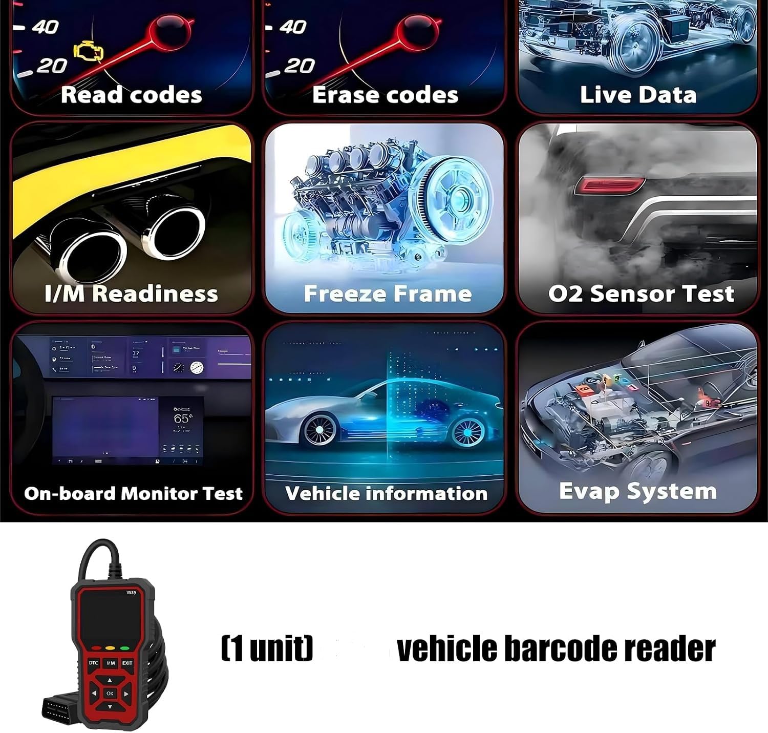 Dispositivo Diagnostico OBD2 Scanner Auto per Ford Fiesta Mk8 2017-2023