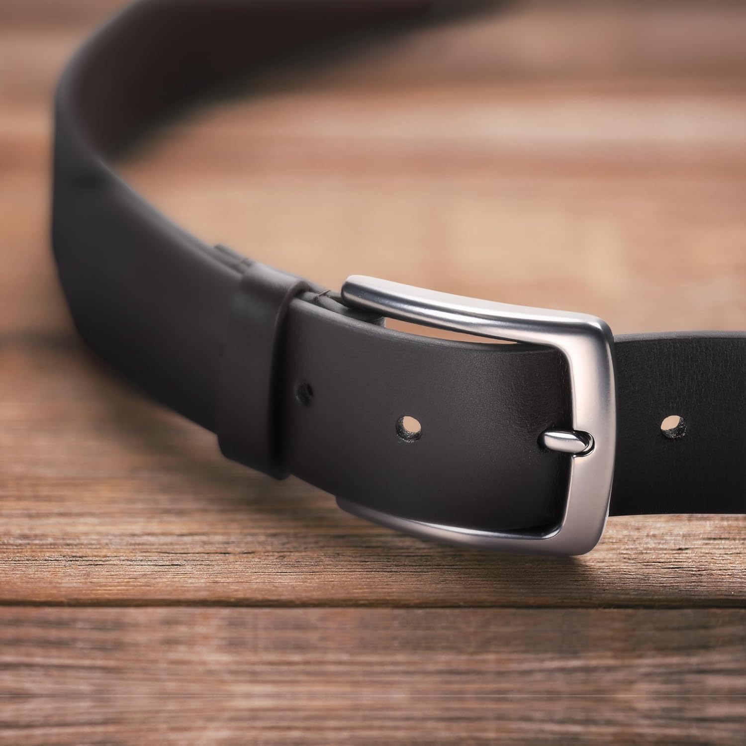 Wrangler Men's Leather Belt, 38mm Casual Belt for Jeans, Gift for Men - Image 6