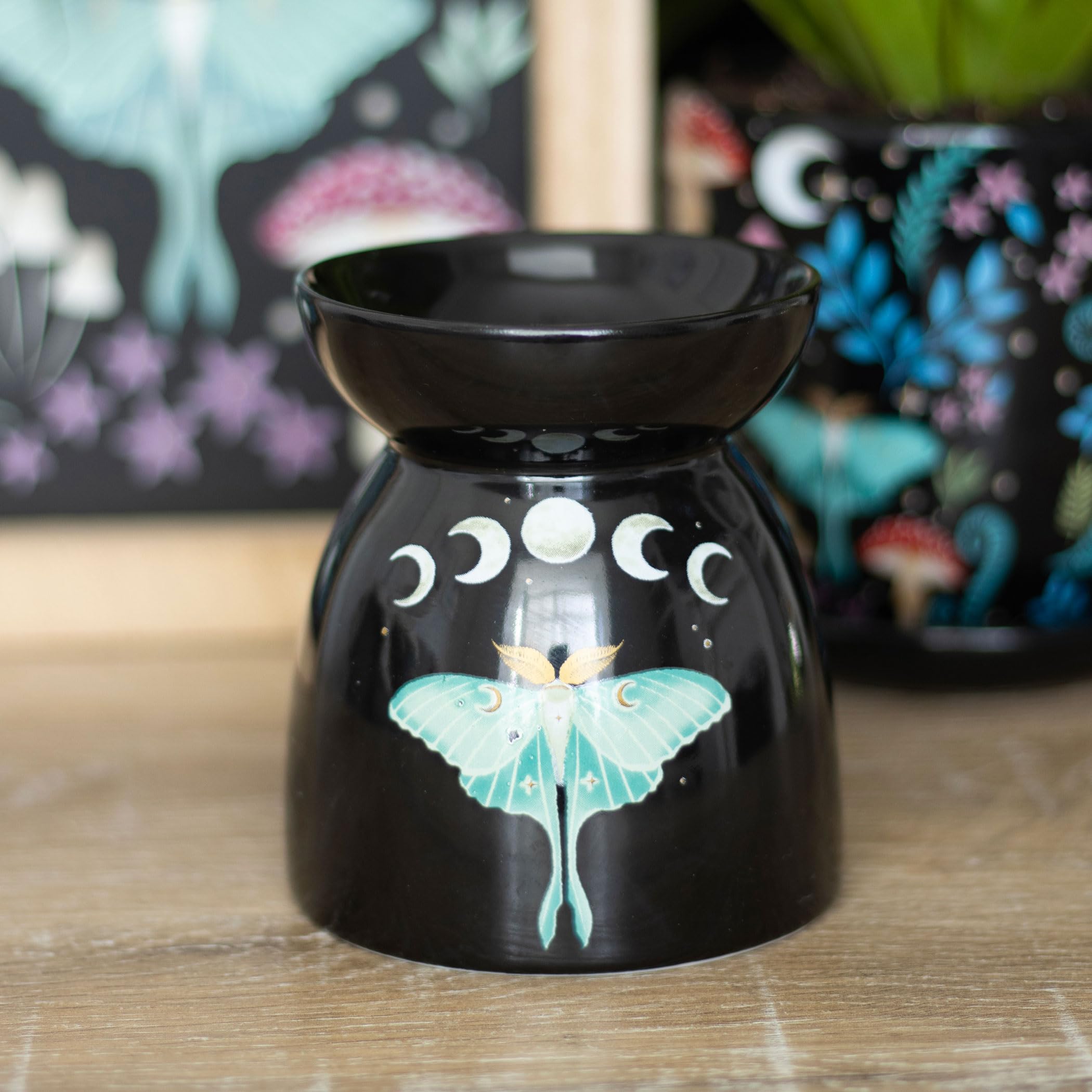 Diffusore Per Aromaterapia In Ceramica - Bruciatore Oli Essenziali Con Tea Light, Per Relax E Spa