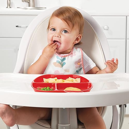 Miniatura 4 de R HORSE Juego de 5 baberos para bebés con bolsillo para atrapar migas y botón a presión, baberos impermeables para bebés de 6 a 24 meses